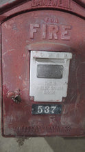 Load and play video in Gallery viewer, USED, Gamewell Fire Alarm Box. Antique