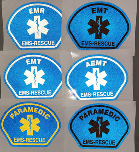 Misc, Helmet front Stickers EMS