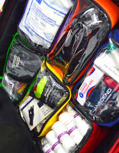 EMS trauma backpack, fully stocked