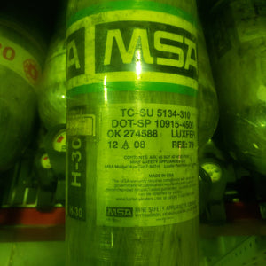 USED: MSA H-30 cylinder, 30min.