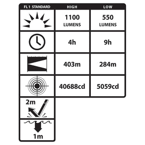 VIRIBUS™ I.S.  Rechargeable Dual-Light™ (1100L)